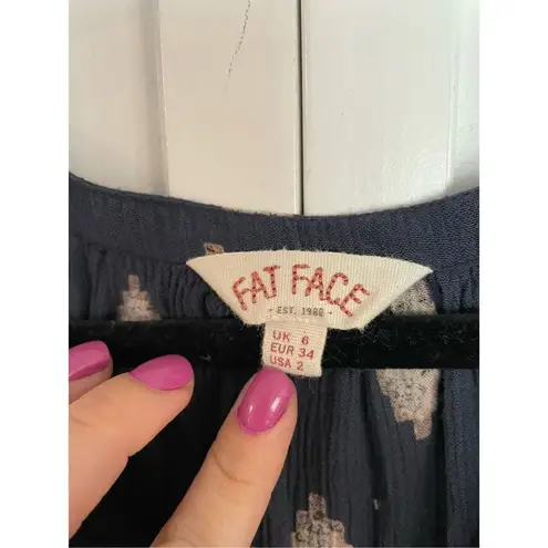 Fat Face Uk boho tassel detail blouse size 2 White