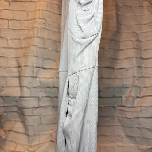 Stylish Sleeveless Gray Maxi Dress Size XXL