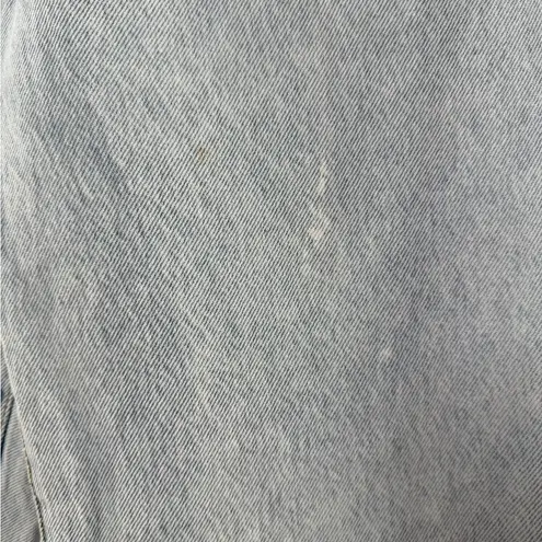 We Wore What Slit Hem Jean in Blue Light Wash Size 27