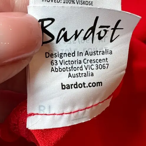 Bardot | Dariela Mini Dress Star Lily Long Sleeve Off Shoulder Belted Size 10