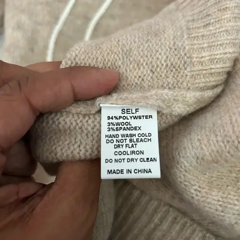 Andthewhy Oui Yes Graphic Embroidered Pullover Sweater