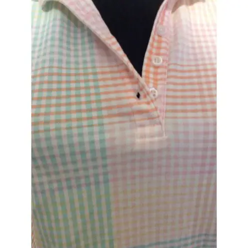 Land's End Pastel Checked Medium 10