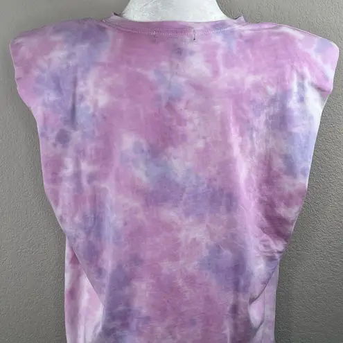 Generation Love  Lex Lilac Tie Dye Print Crewneck Muscle Tank Top Size Medium NWT