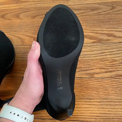 Charles by Charles David  Knit Peep Toe Bootie Women’s Size 8.5