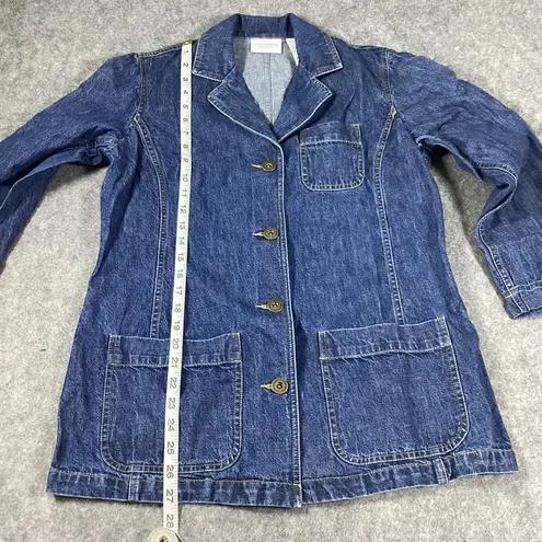 Liz Claiborne 1990’s  Denim Chore Three Pocket Jean Jacket Women's Small