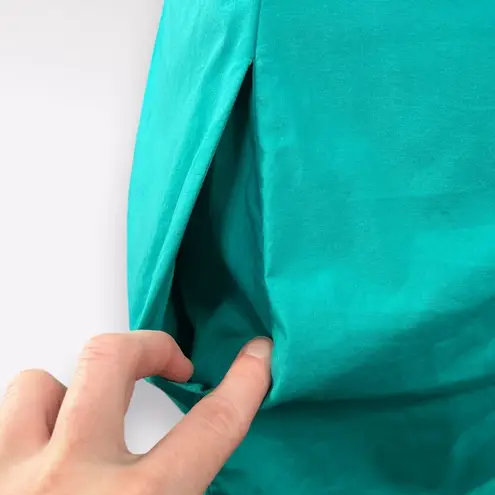 Club Monaco Sleeveless Cutout Back Dress Teal 0 ❗️FLAWED❗️