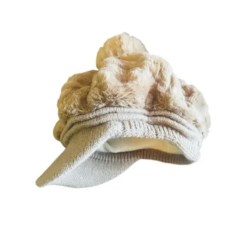 Last one! Tan Plush Pom