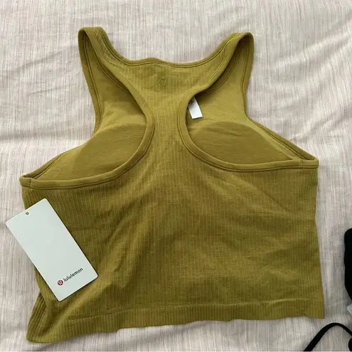 Lululemon  Women Ebb To Street Racerback Crop Tank Fitted Top