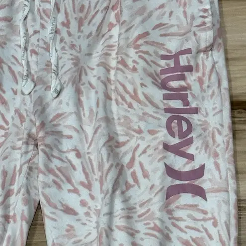 Hurley  White Pink Pajama Pants Women’s Medium