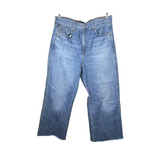 Veronica Beard Taylor Wide Leg Crop Jeans High Rise Denim – Size 30 VB Premium