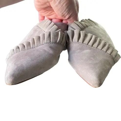 Jeffrey Campbell  - Lacyann Cleo Ruffled Mule Sz 9