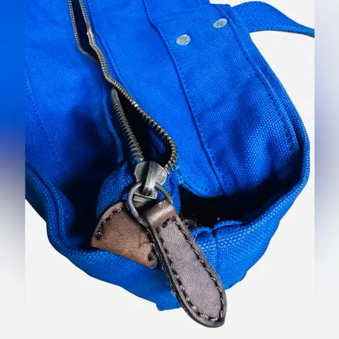 Ralph Lauren Vintage POLO  Tote Bag Blue Cotton Y2K