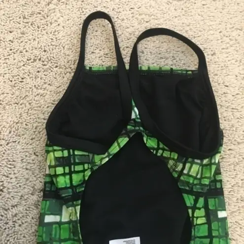 Adidas  Swimsuit Stained Glass Vortex Back size 28