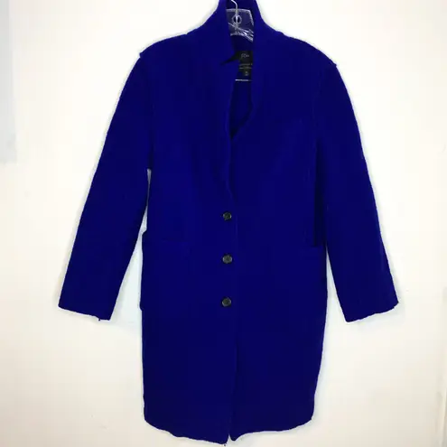 J.Crew Coat Olga Italian Boiled Wool Topcoat Blue Women s 10 94 From Tristan