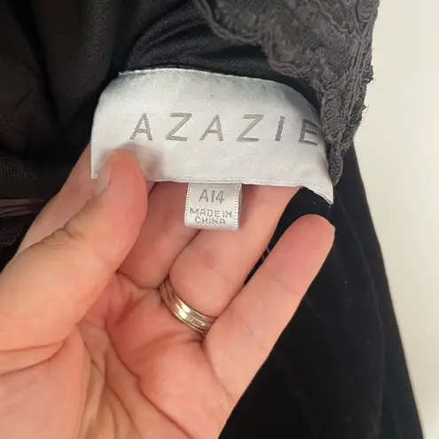 Azazie Black Bellamy Bridesmaid Dress