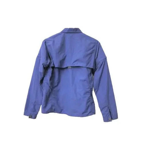 Woolrich Women Light Purple Vented Mesh Outdoor Windbreaker Detachable Sleeve S