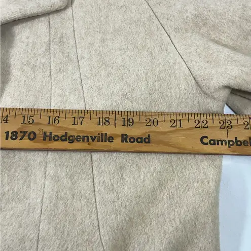 VTG MICHELLE FRANCIS 80’s WOOL BLEND LADIES COAT MADE IN USA XL CREAM PREOWNED