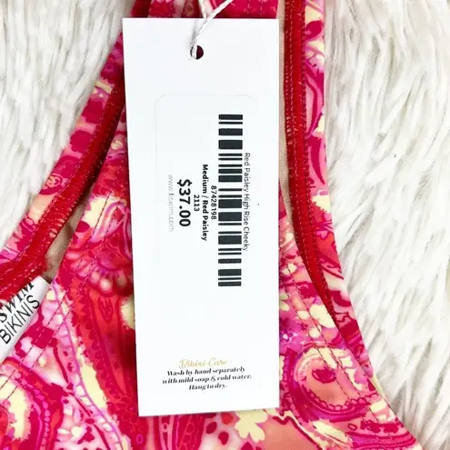 FJ Swim Cheeky Bikini Bottoms Medium Pink