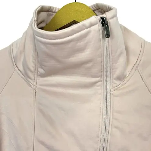 Avalanche Softshell Full Zip Jacket Medium Fleece Lined Pale Pink Zipped Pockets