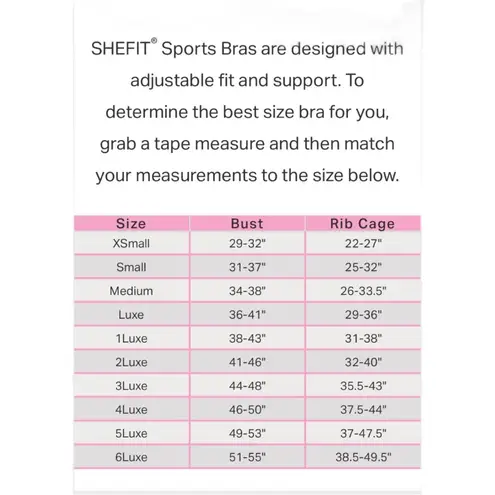 SheFit Ultimate Black Sports Bra