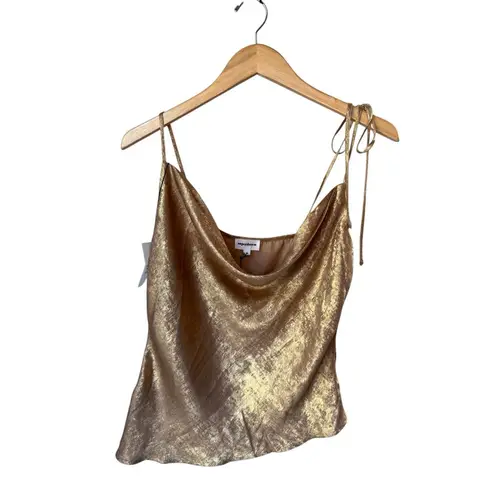 superdown Revolve  Paz Tank Top in Gold Size M