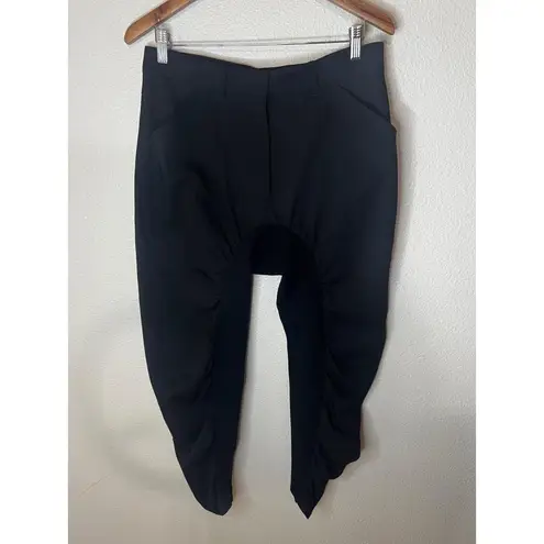 Stella McCartney Womens Size 42 Tina Wool Pants Ruched Cropped High-Rise Chic