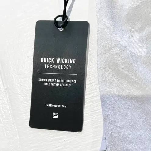 Lanston Sport New Curved Hem Shorts Grey Sample Size / Size Small