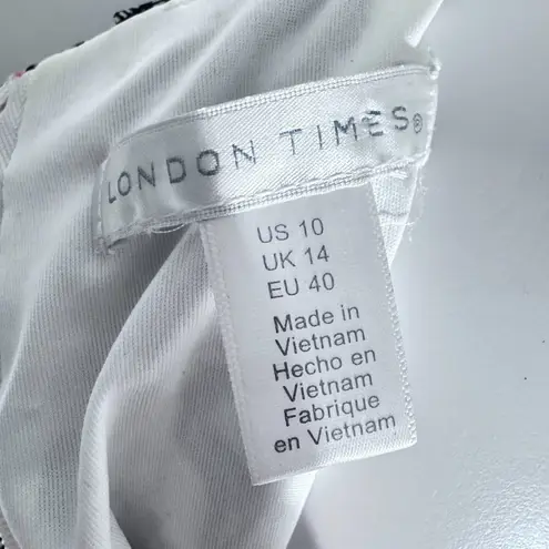 London Times Sleeveless Midi Dress - Size 10 (US)