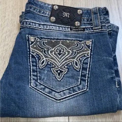 Miss Me bootcut boot blue jeans denim