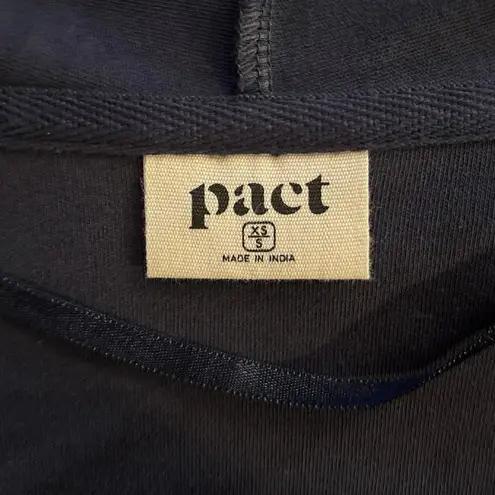 Pact Size XS S 100% Organic Cotton Airplane Cardigan Blue Pockets Oversized