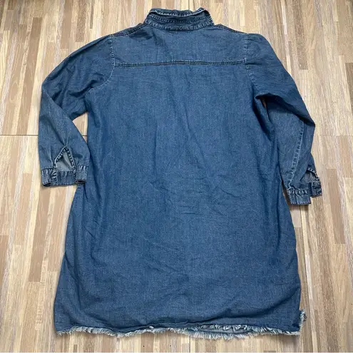 Speed Control Women’s Plus Denim Button Down Dress/Tunic Size 2X Blue