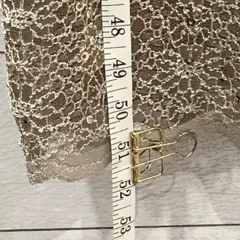 R & M Richards Gold Lace Formal Dress Jacket 2 Piece Set NWT