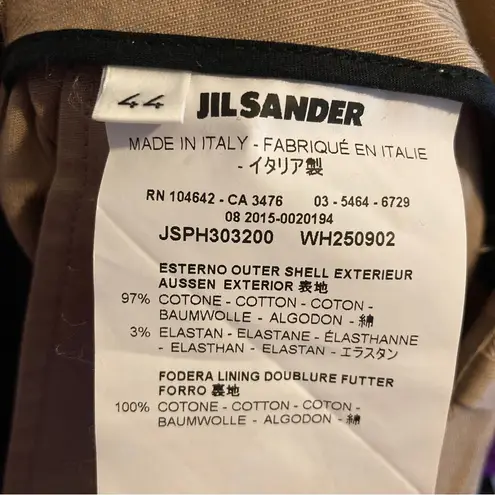 Jil Sander  Tan Slacks