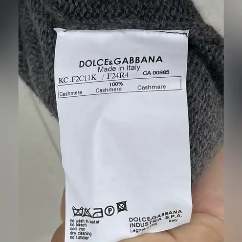 Dolce & Gabbana cashmere preppy aesthetic knitted cardigan 44/8