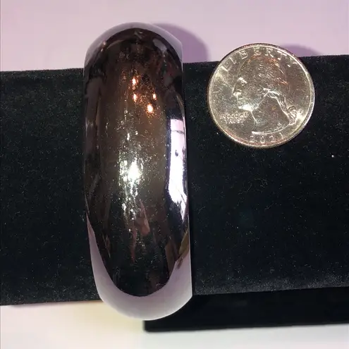 Silver Tone Retro Boho Metallic Bangle Bracelet