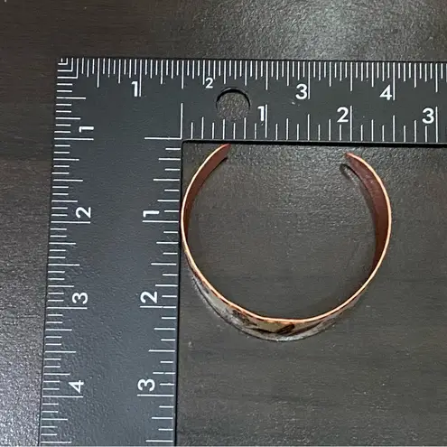 Hummingbird Handmade Artisan Copper Open Cuff Bangle Bracelet