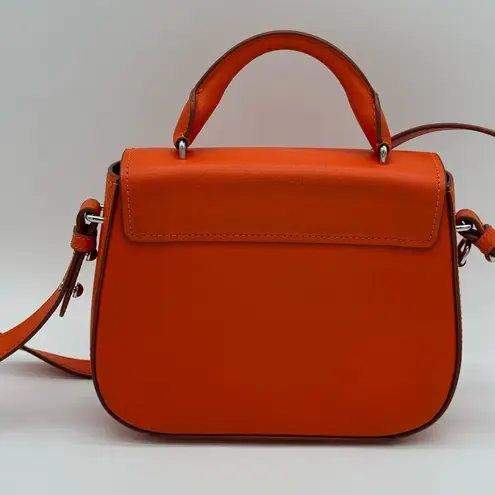 Marc Jacobs  Bright Orange Rider Mini Leather Crossbody Handle Bag