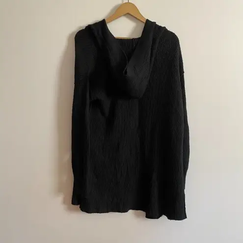 Aerie  Offline Black Knit Cardigan Sweater