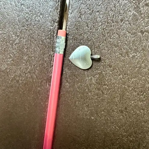 Silver Tone Pewter Initial Monogram E Charm Pendant Necklace