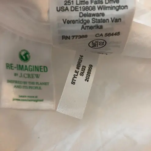 J.Crew Womens Vintage Rib High Neck Cutaway Tank Dress Poplin Skirt White XXS