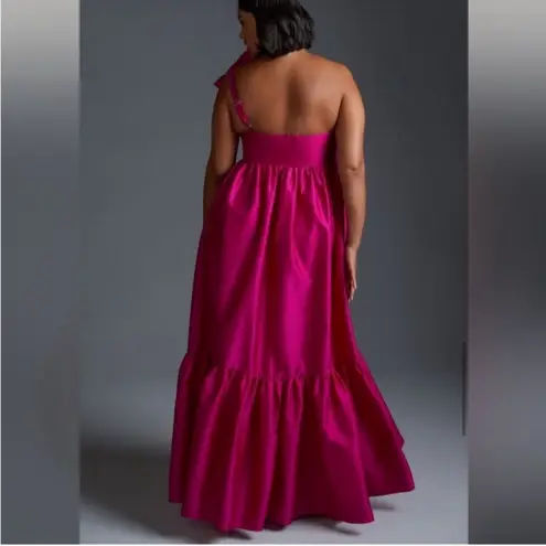 NWT | Anthropologie ATSU Hot Pink Bow Maxi Dress | 1X