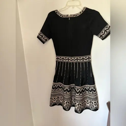 Jealous Tomato black and tan short sleeve dress size S