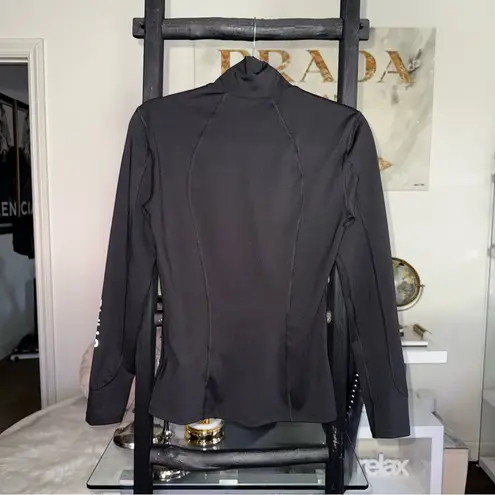 Alexander Wang Black Credit Card Technical Jersey Top