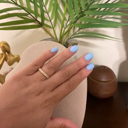 Sterling Silver SIZE 6 18kt Gold Plated 925 Stackable Dazzling Pink Cubic Zirconia Ring - Image 3