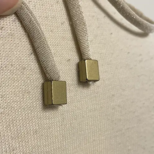 Vitamin A Bandeau Halter Ring Accent Bikini Top NWT Large Brown Blue Green White