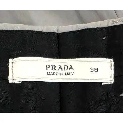 Prada  Tailored Straight Leg Pants Trousers Gray Size 38 4 Small