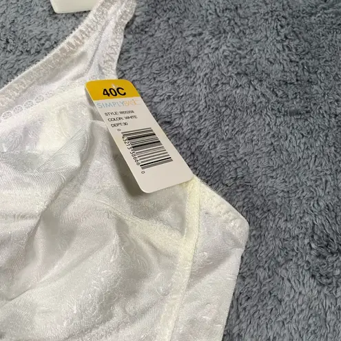 Simply basic white bra 40C NWT Size undefined - Image 4