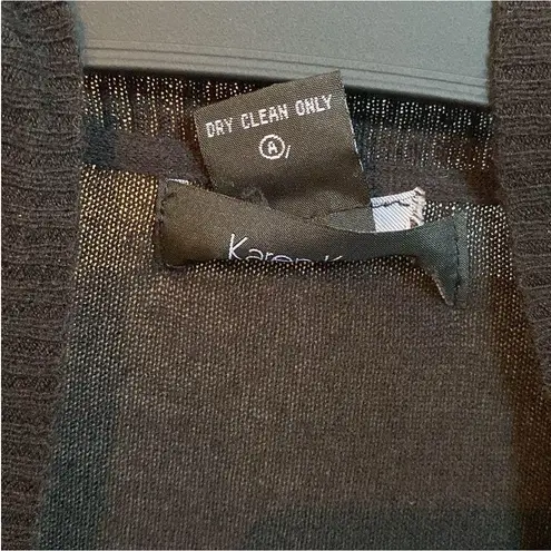 Karen Kane π€ Cotton-Blend Knit Long-Sleeve Open or Tie-At-The-Waist Cardigan 3X