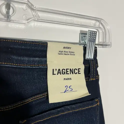 L'AGENCE L’AGENCE Avery Skinny High Rise In Deep Space Size 25