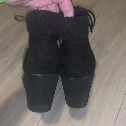 Torrid  Woman’s Ankle Faux Suede Sock Lined Booties